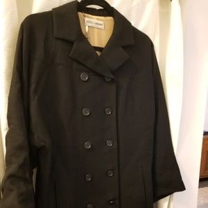 Dolce & Gabbana long wool coat